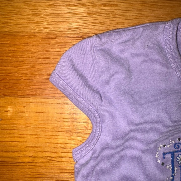 Disney Lavender Tinkerbell top - Picture 3 of 5